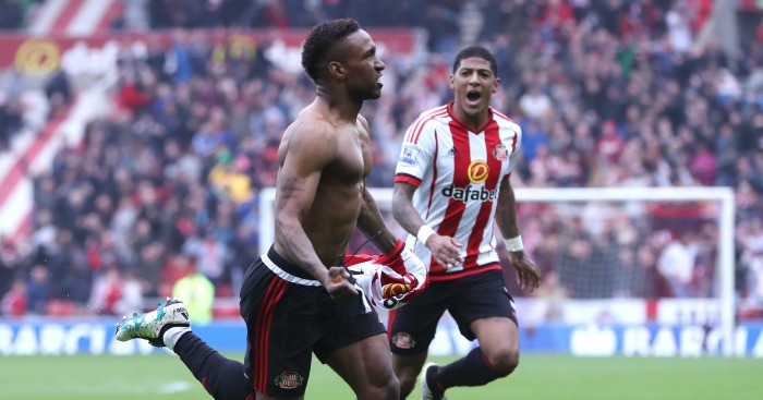 *** during the Barclays Premier League match between Sunderland and Chelsea at the Stadium of Light on May 7, 2016 in Sunderland, United Kingdom.