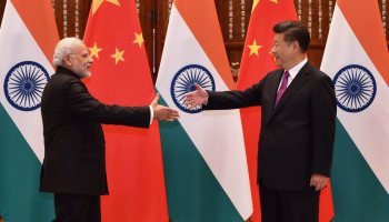 Hangzhou: Prime Minister Narendra Modi with Chinese President, Xi Jinping during a bilateral meeting in Hangzhou, China on Sunday. PTI Photo by Vijay Verma (PTI9_4_2016_000134B)